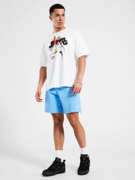 Nike Szorty Nk Club Knit niebieskie