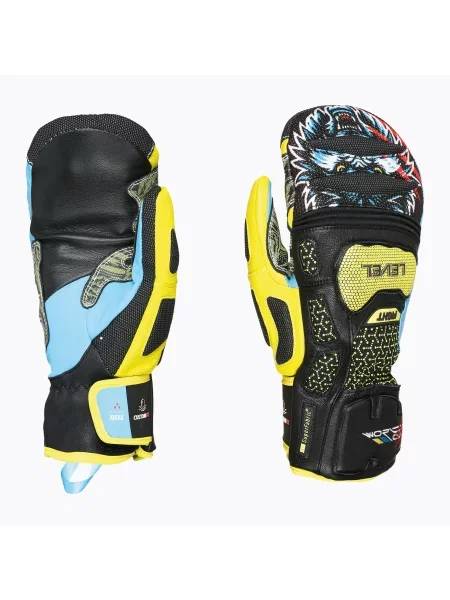 Скиорски ръкавици Level Sq Cf Mitt yellow/blue синьо