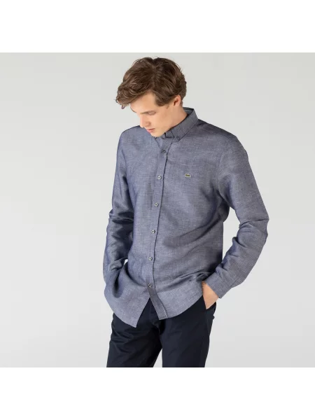 Рубашка Lacoste серая