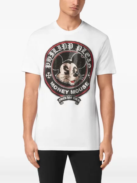 Tricou Philipp Plein alb