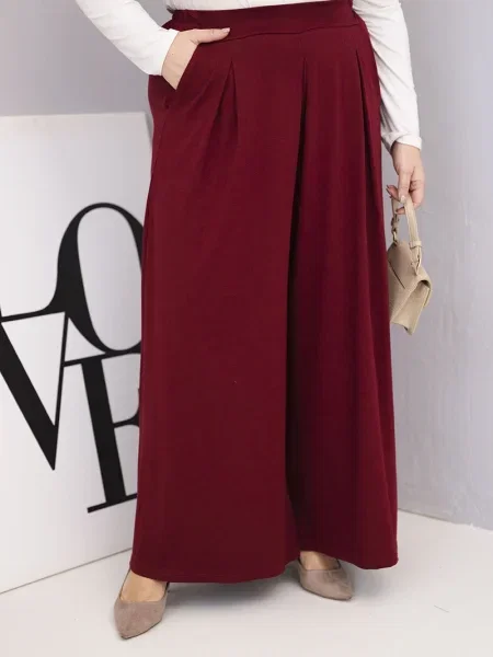 Pantaloni Kesi Włoski bordo