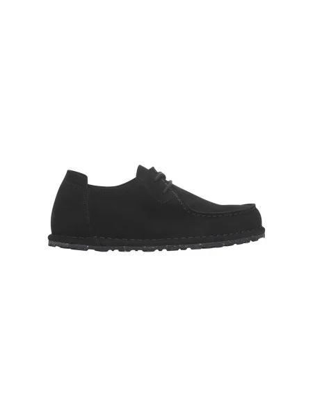 Cipő BIRKENSTOCK Utti Lace Suede Leather Narrow black Utti Lace Suede Leather Narrow fekete