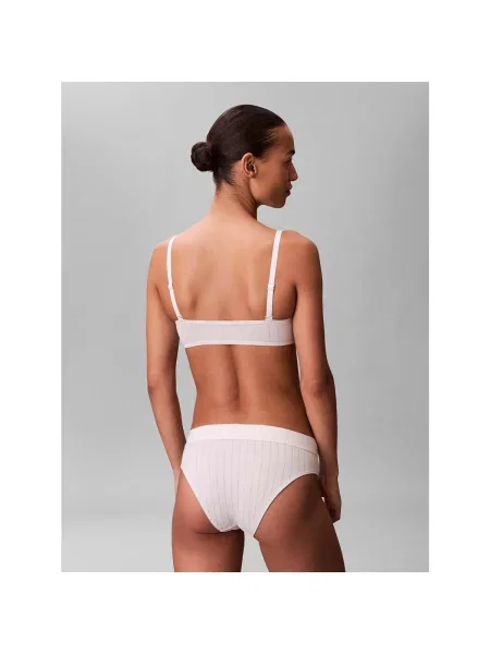 Sutien bandeau Calvin Klein Jeans alb