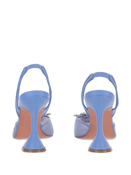 Pantofi cu toc Amina Muaddi albastru