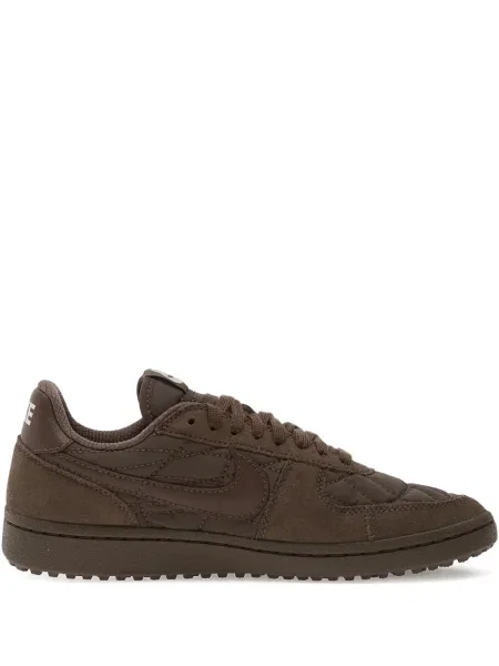 Sneakerși Nike din piele de căprioară maro