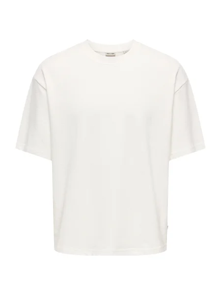 Only & Sons Tricou ONSLenny natural alb