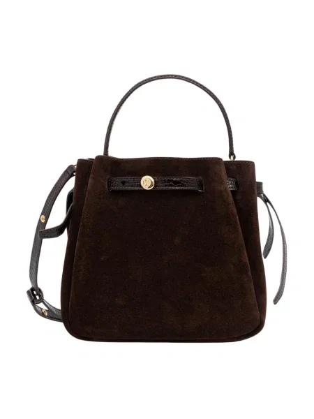 Torebka Tory Burch zamszowa brązowa