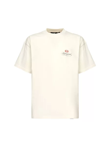 Koszulka Represent z logo retro beżowa