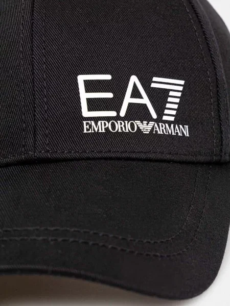 Бейсболка Emporio Armani з принтом чорний