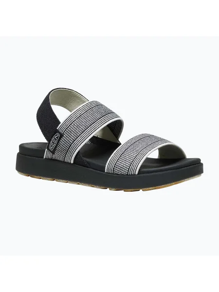 Sandale KEEN Elle Backstrap pentru femei negru/alb stelat alb