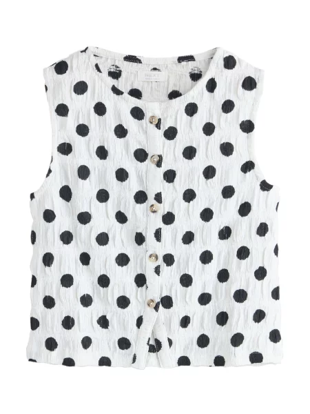 Next Top negru alb