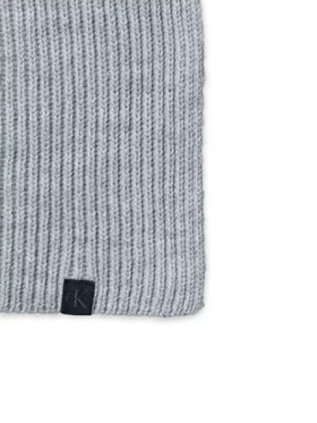 Sada čepice a šál Calvin Klein Jeans šedý