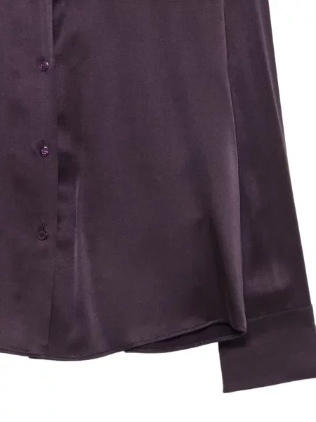 Lung cămașă Luisa Cerano din satin violet