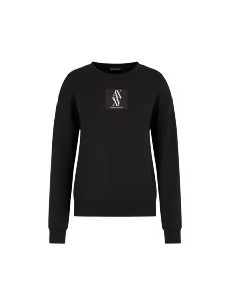 Bluza nierozpinana Armani Exchange czarna