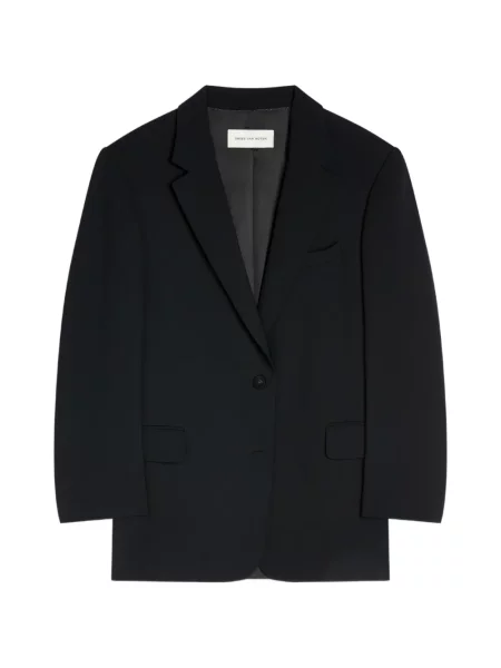 Оувърсайз блейзър Dries Van Noten черно