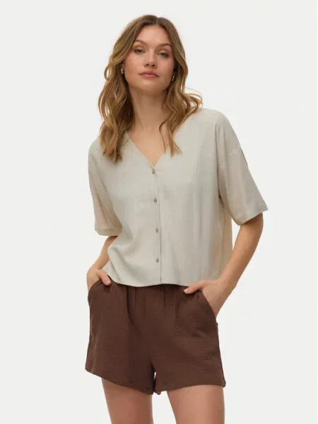 Vero Moda Cămașă Rosie deschis bej