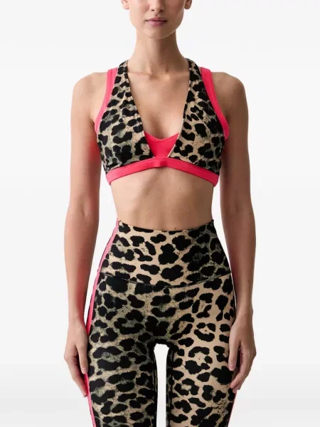Sutien sport P.e Nation cu imagine cu model leopard