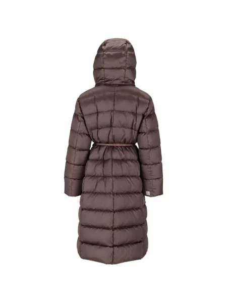 Palton Max Mara cu glugă maro