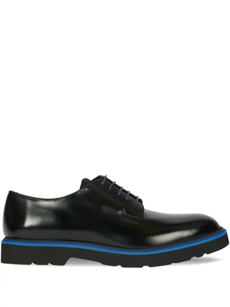 Pantofi derby Paul Smith cu șireturi cu platformă din dantelă negru