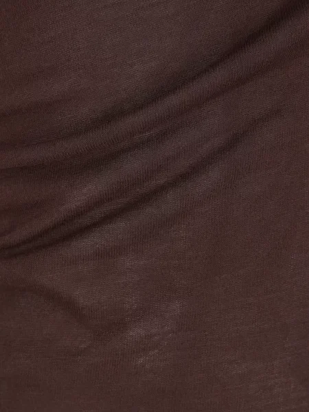 Top Rick Owens cu un umăr gol maro