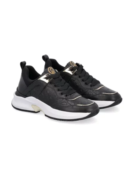Sneakersy Liu Jo skórzane czarne