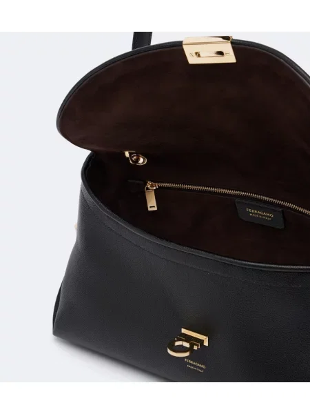 Geantă Ferragamo din piele negru