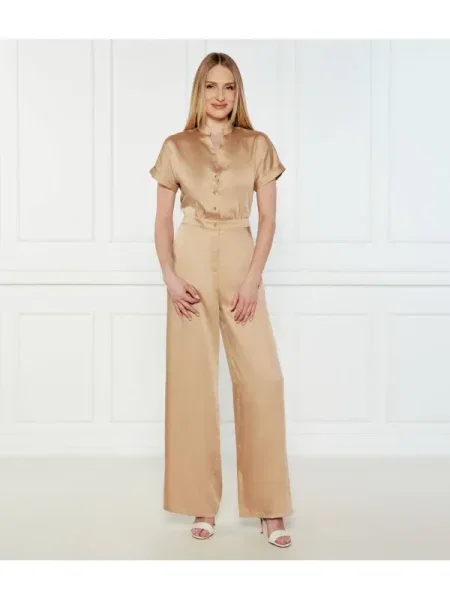 Liu Jo De satin salopetă | bej