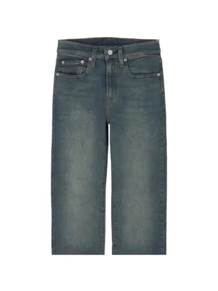 Blugi evazați Levi's® cu talie înaltă negru