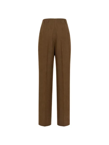 Cu centură pantaloni Alberta Ferretti maro