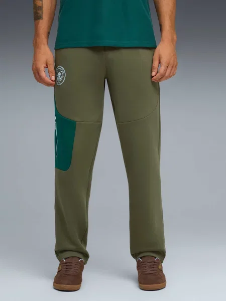 Штани спортивні PUMA Mcfc Tech Sweatpants комбінований верх зелений