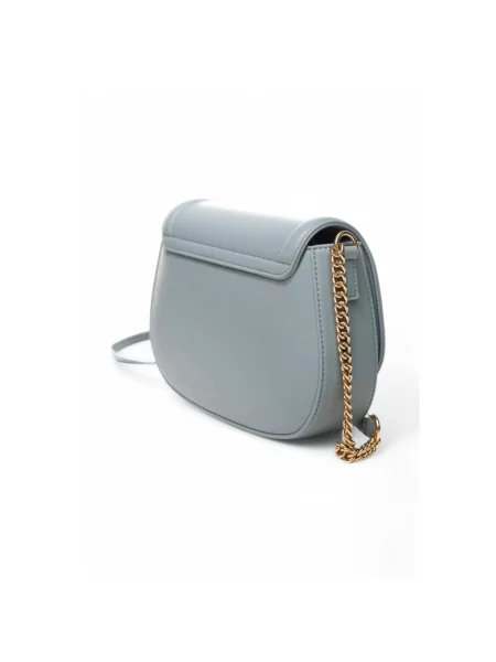 Torebka crossbody Twinset skórzana niebieska