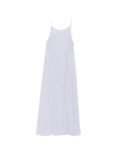 Rochie midi Emporio Armani cu bretele violet
