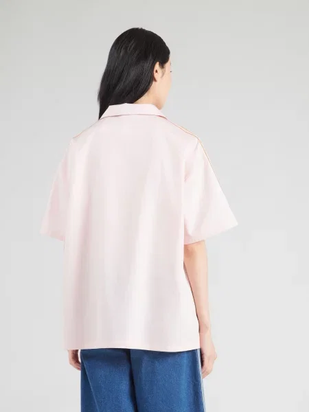 ADIDAS ORIGINALS Bluză RESORT portocaliu / roz pastel alb