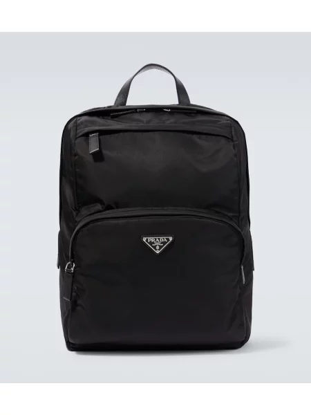Nahrbtnik Prada z avtogramom črna