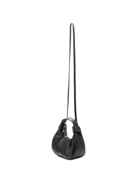 Geantă shopper La Portegna din piele negru