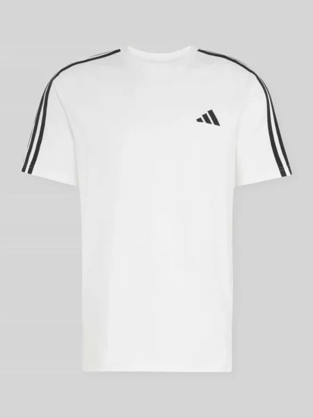 T-shirt o kroju regular fit z czystej bawełny model M 3S SJ LC T' Adidas Sportswear biała