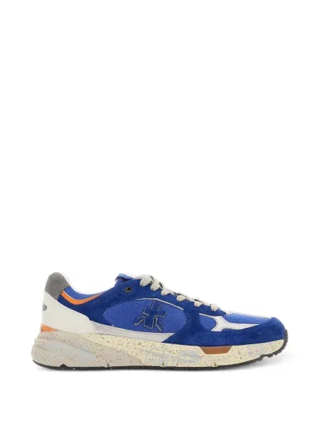 Szarvasbőr sneaker Premiata kék