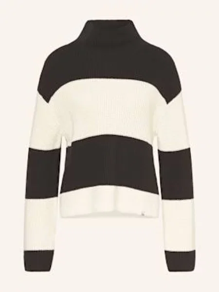 Calvin Klein Jeans sweter ciepły z półgolfem czarny