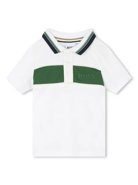 Koszulka polo dziecięca Bosswear biała