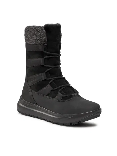 ECCO Členková obuv Solice Waterproof čierna