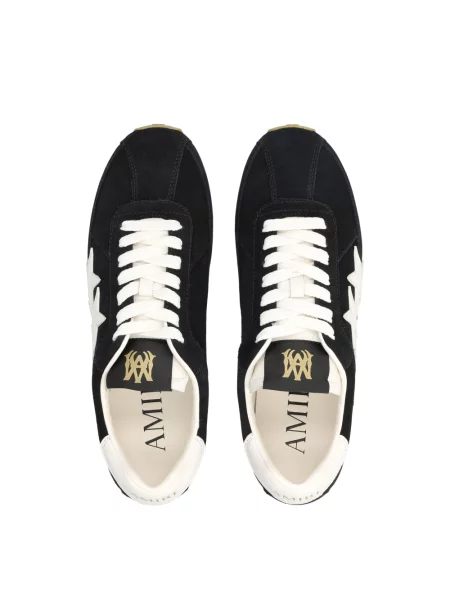 Sneakersy Amiri zamszowe bez obcasa czarne
