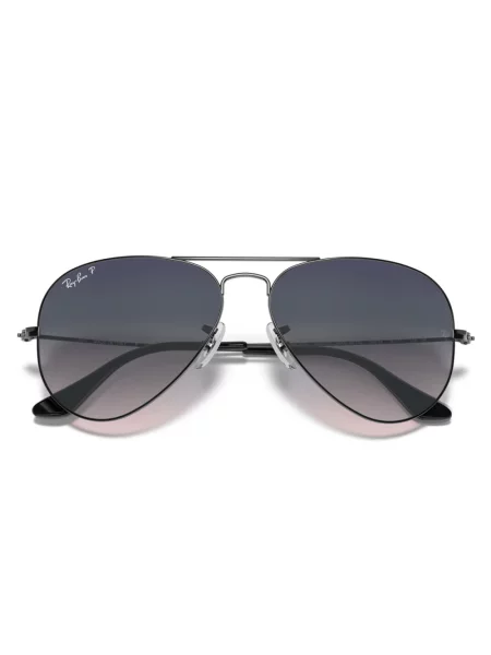 Okulary przeciwsłoneczne Ray-Ban Aviator Classic gunmetal/blue polarized szare