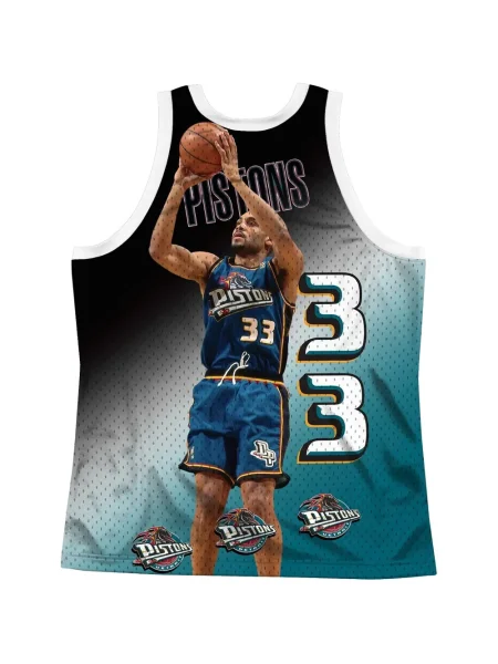 Cămașă Mitchell & Ness din jerseu albastru