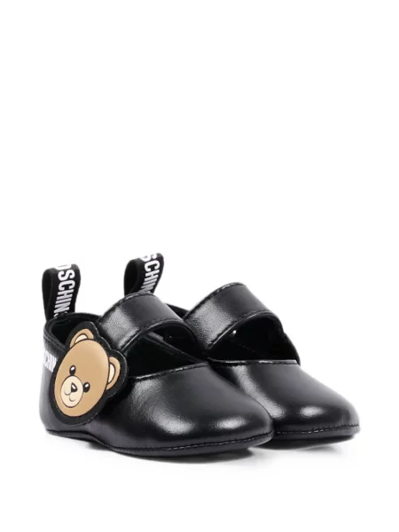 Balerinki dziecięce Moschino czarne