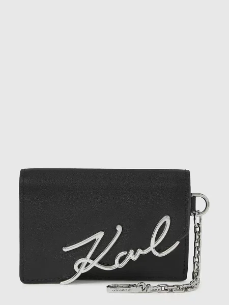 Karl Lagerfeld portofel de piele negru