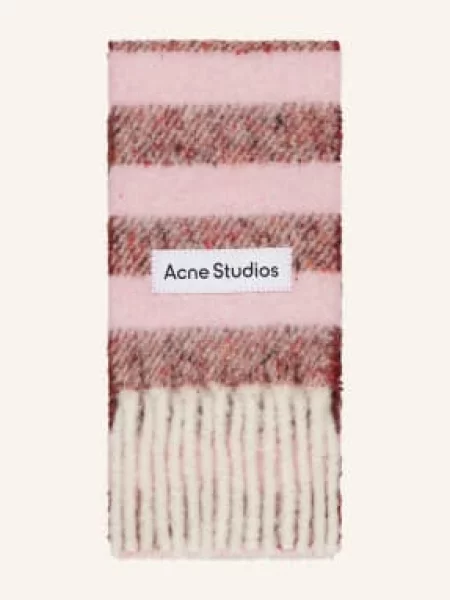 Šál Acne Studios bílý