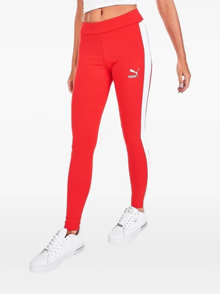 Leggings Puma cu autograf roșu