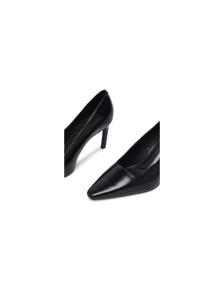 Lodičky Tommy Hilfiger Squared Toe High Heel Lth Pump černá