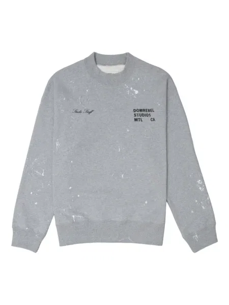 Hanorac crewneck Domrebel gri