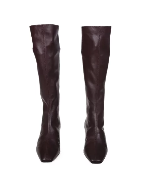 Botine Aquazzura din piele roșu